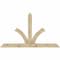 Ekena Millwork Richland Rough Sawn Timber Gable Bracket, Douglas Fir, 96"W x 56"H x 6"D x 6"F, 14/12 Pitch GBW096X56X0606RIC00RDF - alternate 1